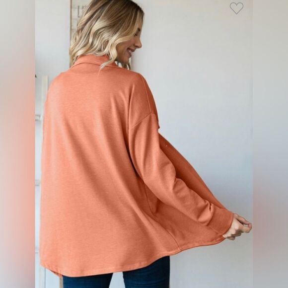 Rust Colored‎ Casual Jacket - Picture 2 of 4